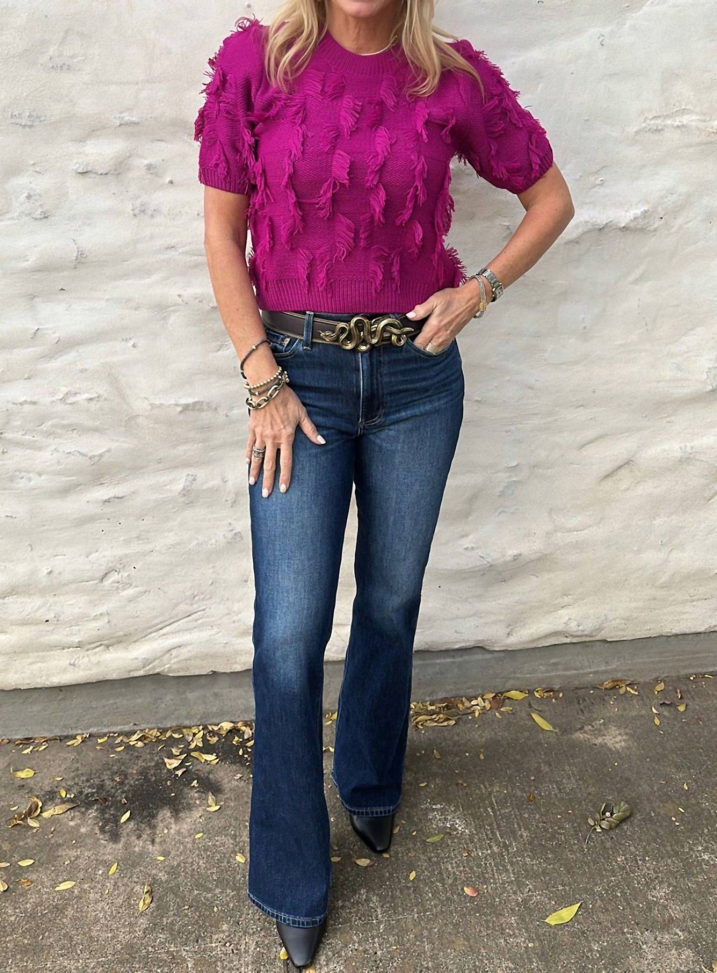 Allison New York - Emmanuelle Sweater-Berry