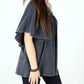 Tough Luv - Boho Victorian Acid Washed Tunic Top