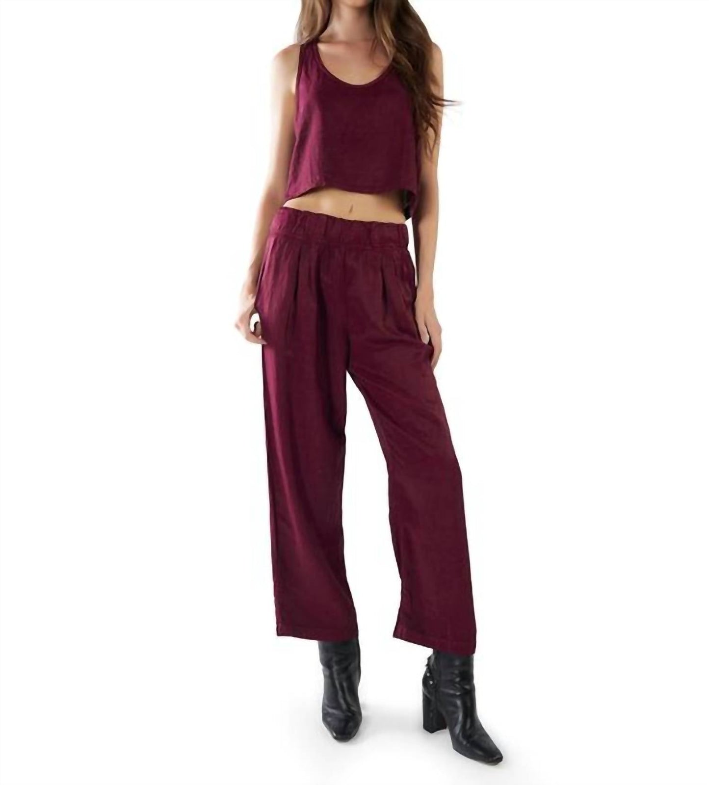 Les Tien - Penny Pleat Front Pants