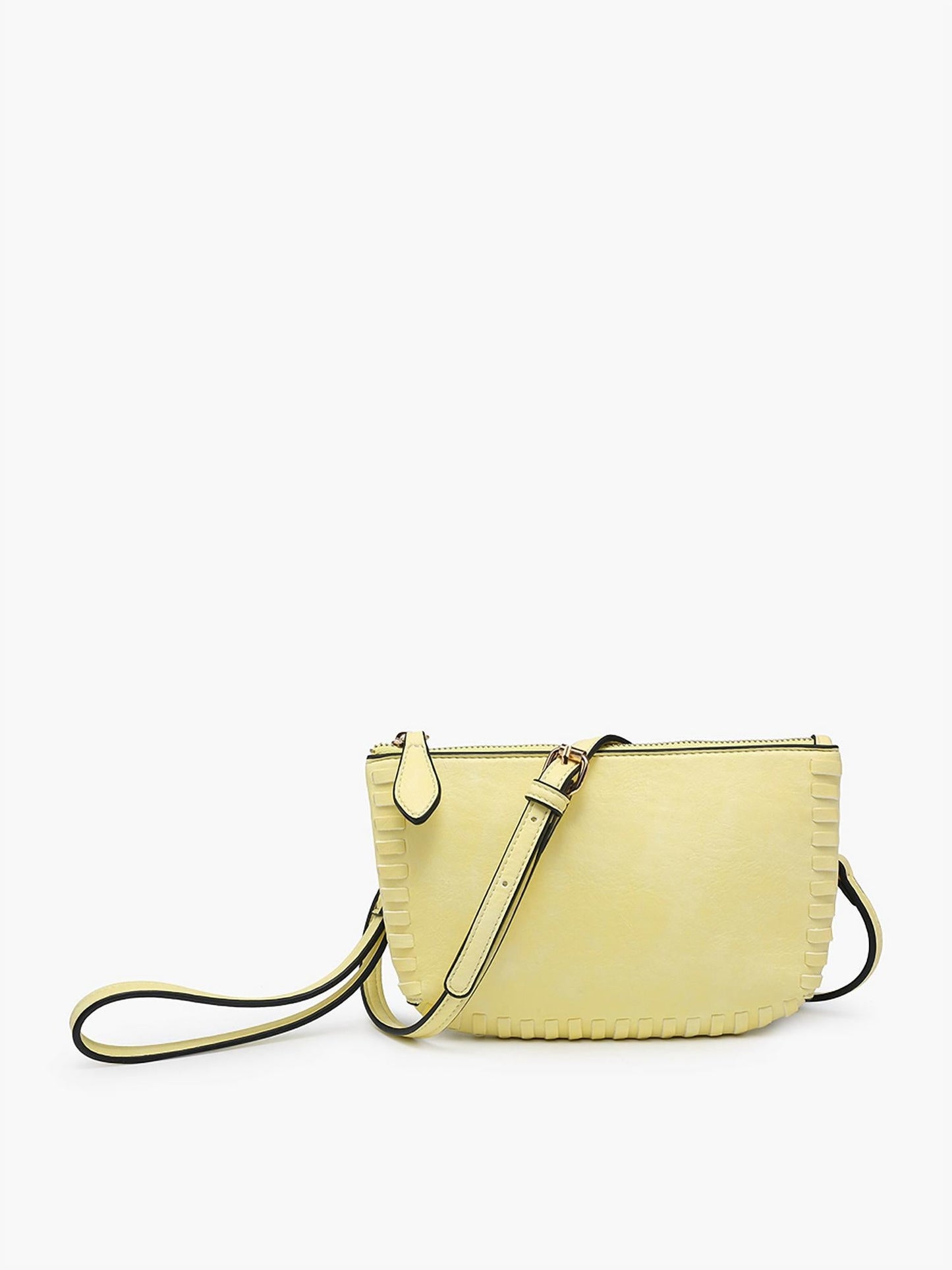 Jen & Co. - Bonnie Vegan Whipstitch Clutch/Crossbody Bag