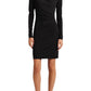 Ralph Lauren - PLEATED STRETCH JERSEY COCKTAIL DRESS