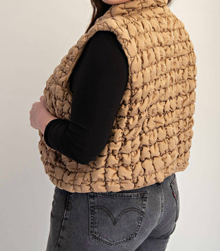 The Curve La - Plus Size Quilted Puffer Vest