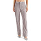 Steve Madden - Mercer Crushed Velvet Mid Rise Straight Leg Pant