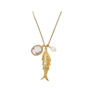 Chan Luu - Cameo Koi Fish Necklace