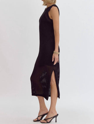 Entro - Knit Sleeveless Midi Dress
