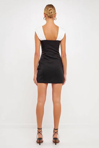 Endless Rose - Satin Bow Mini Dress