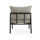 Leora Modern Minimalist Round Tube Sofa Chair with Cushions