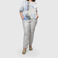 Alembika - Pinstripe Iconic Stretch Jeans