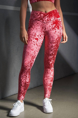 Fabletics - Crushed Velour Crossover Legging