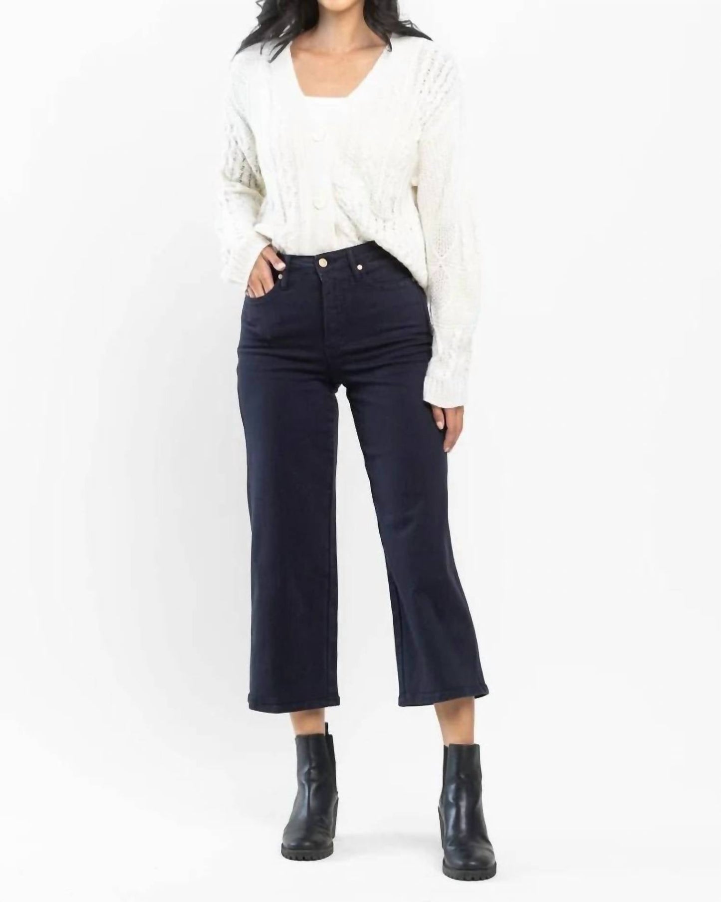Judy Blue - Tummy Control Crop Pants