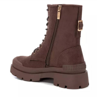 Xti - Women's Suede Lace-Up Booties