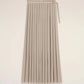 Ami - Long Pleated Skirt