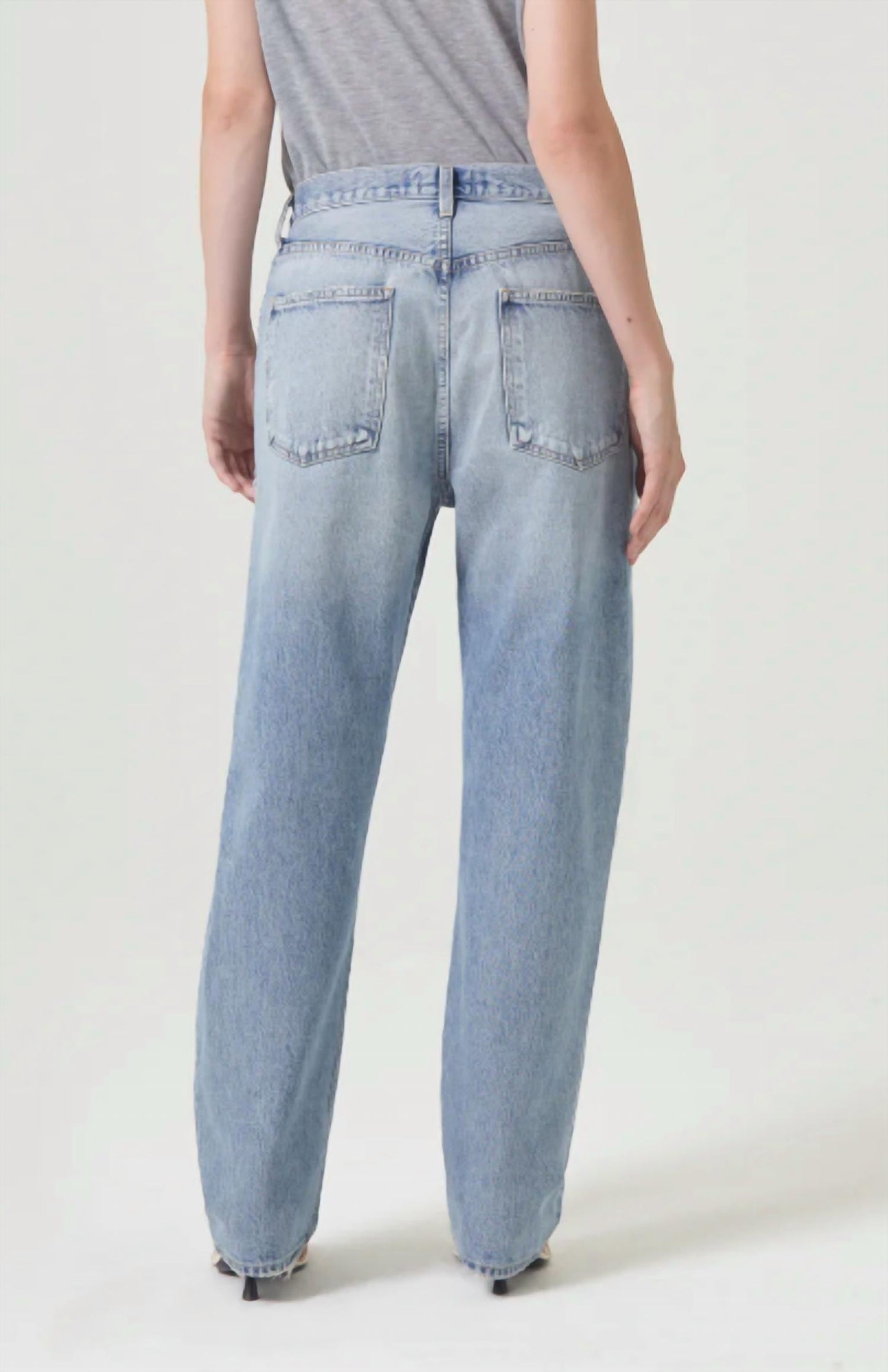 Agolde - Mid Rise Straight Jean
