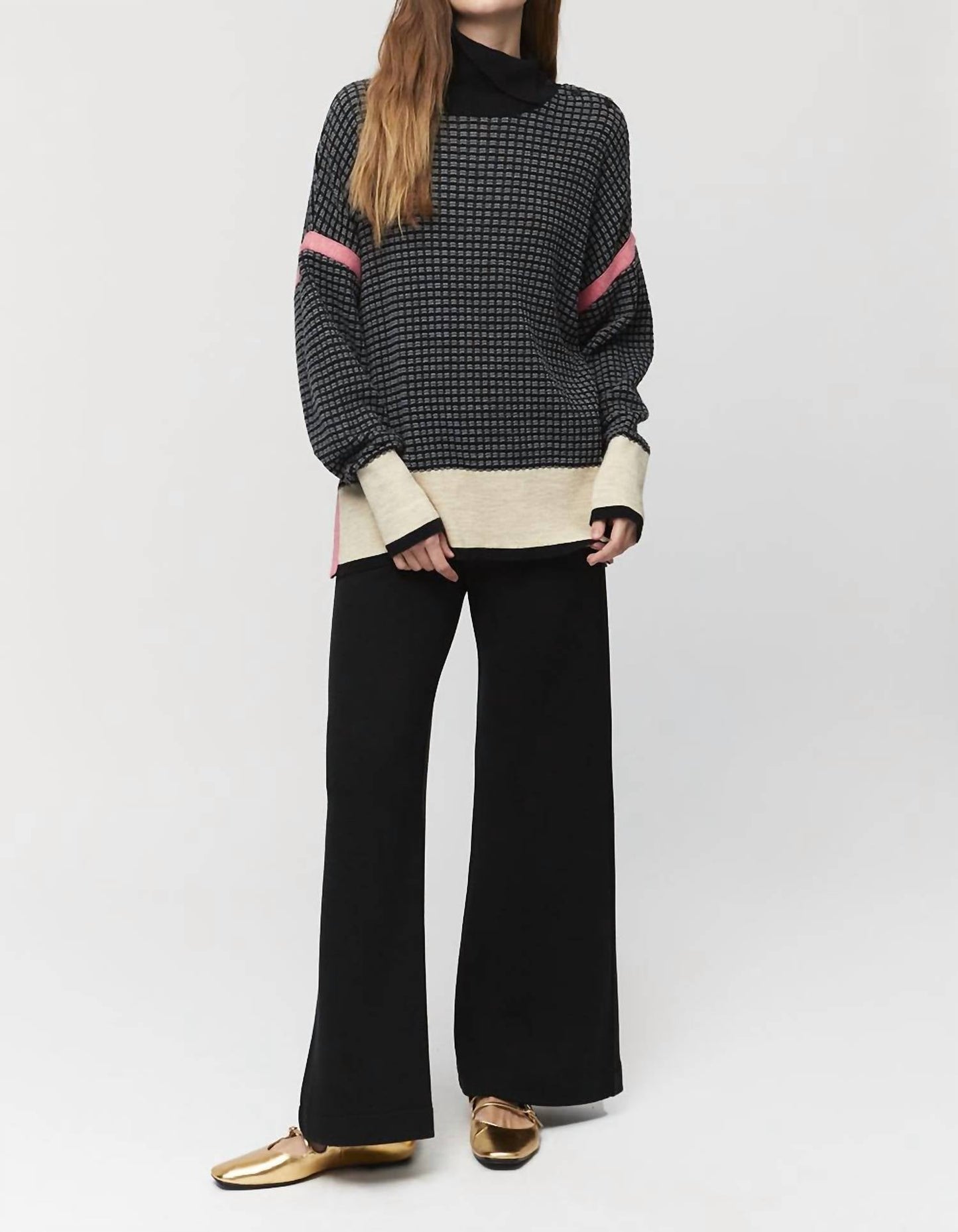 Aldo Martins - Oversized Sweater with Trim
