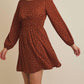 Gilli - Sammy Round Neck Long Sleeve Mini Dress