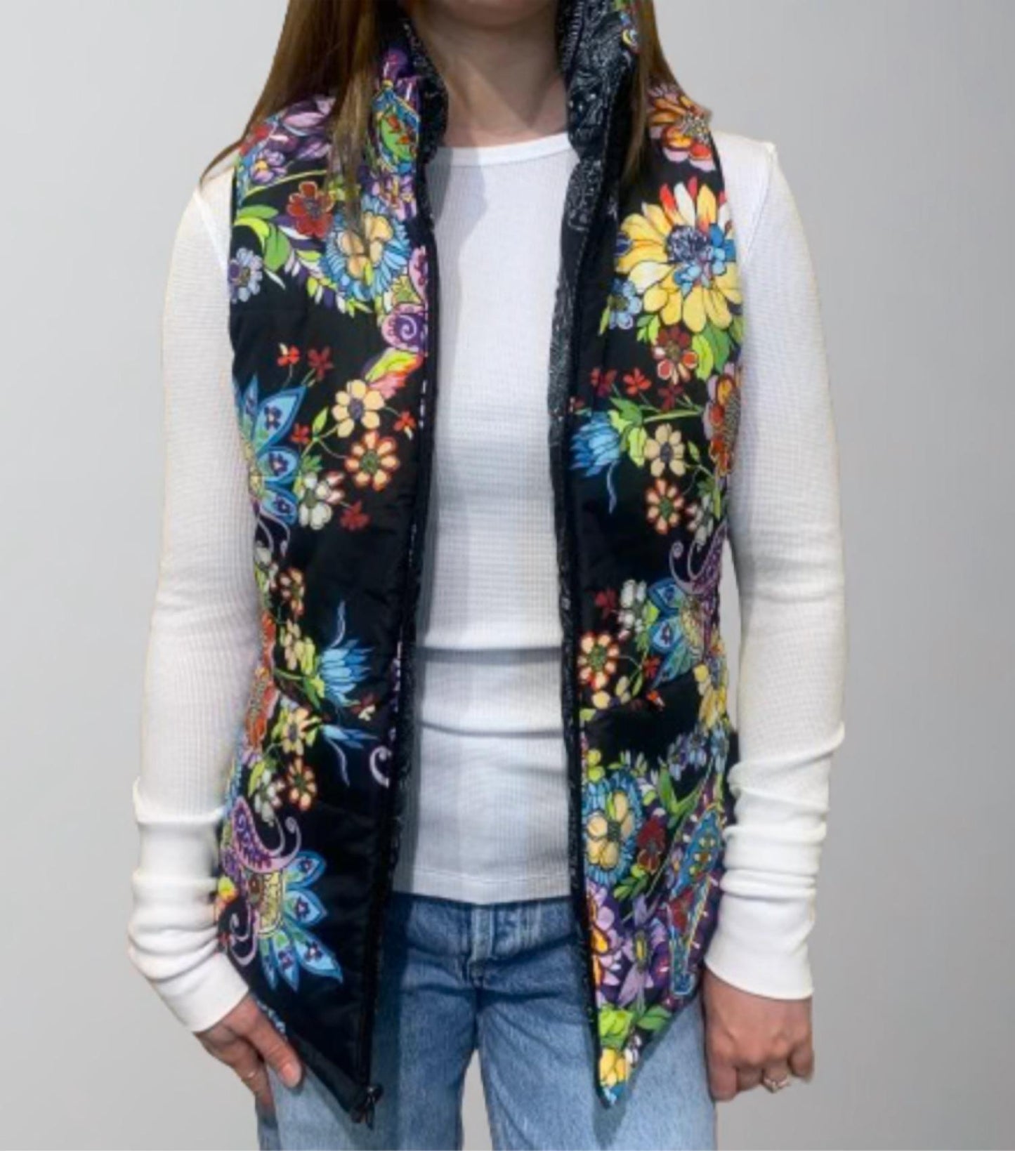 Johnny Was - Braemar Puffer Vest (Reversible)