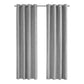 2 Pieces Set Room Darkening Curtain Panels with Grommet