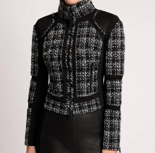 Blanc Noir - Boucle Moto Mesh Jacket
