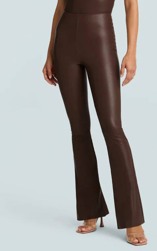 Commando - FAUX LEATHER FLARE LEGGING