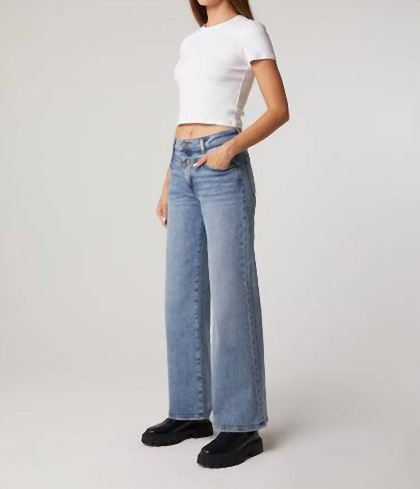Edyson - Conrad High Rise Long Wide Leg Jeans