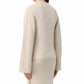Calvin Klein - V Neck Cropped Wool Cardigan