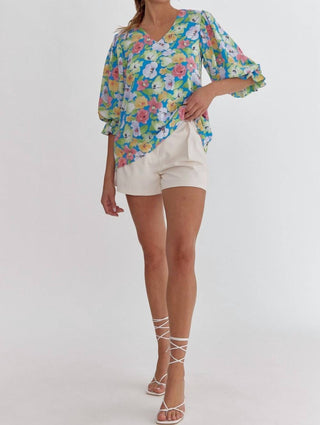 Entro - The Way I Do Floral Blouse