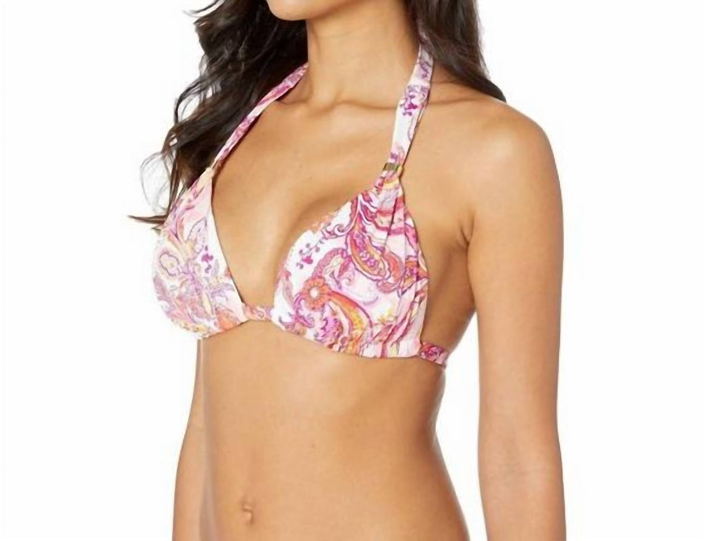 Ralph Lauren - FIESTA PAISLEY MOLDED CUP SLIDER BIKINI TOP