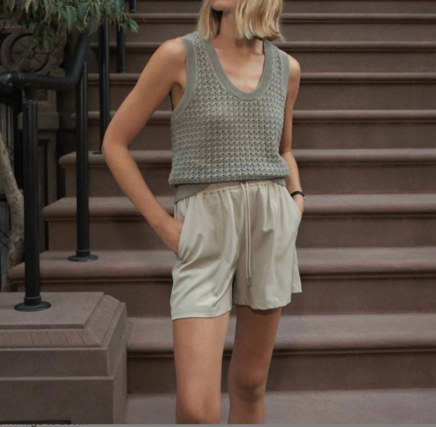 Varley - Ferns Open Knit Tank