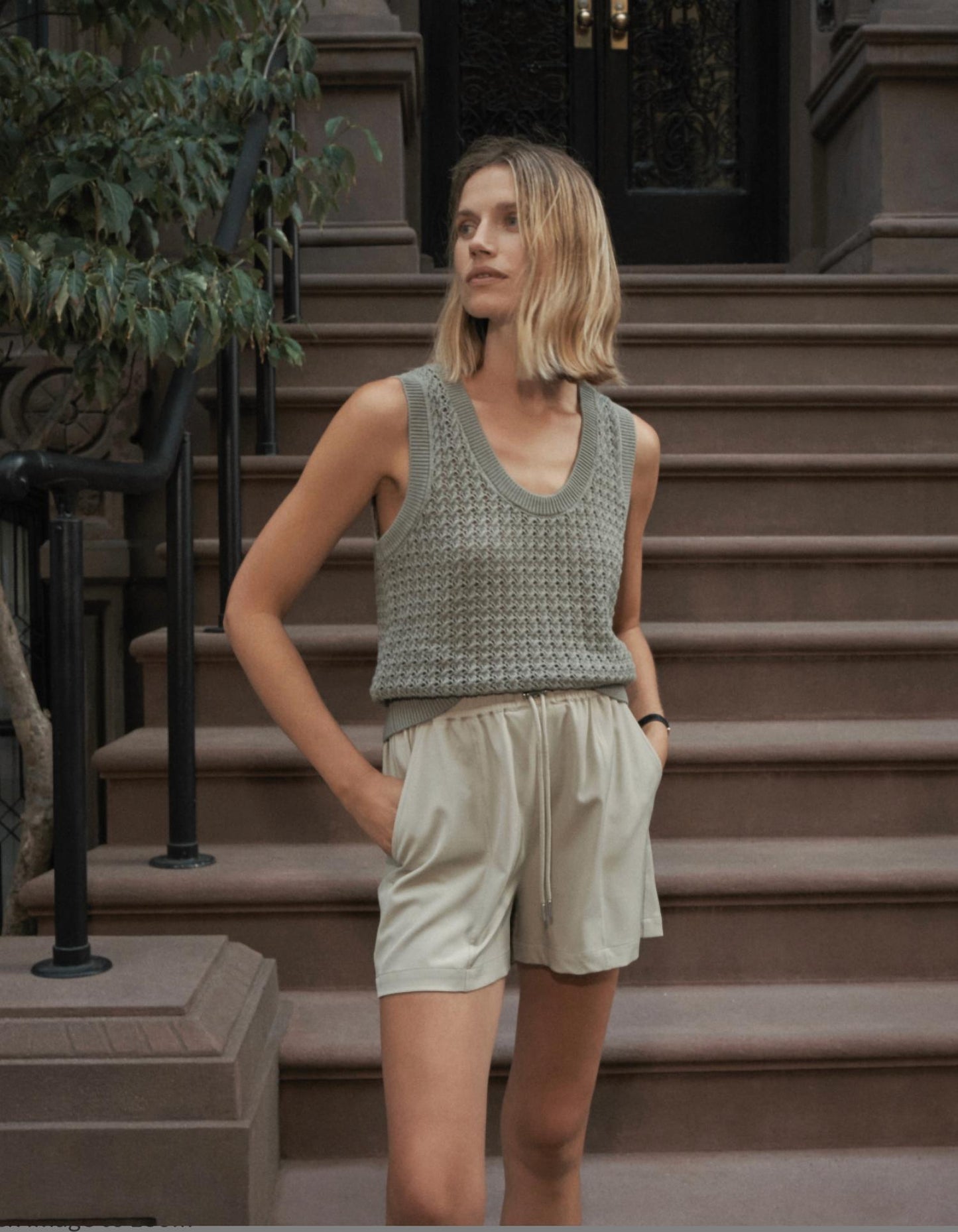 Varley - Ferns Open Knit Tank