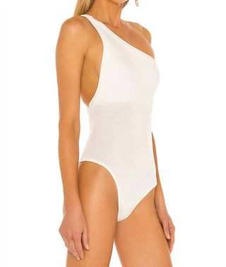 The Line By K - Aisling One Shoulder Design Bodysuit