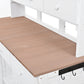 TOPMAX 65.7" Tall Garden Potting Bench Table with Hutch