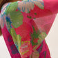 Joseph Ribkoff - Crinkle And Mesh Floral Print Dress
