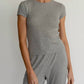 Donni. - Pointelle Baby Tee