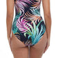 Profile By Gottex - Underwire D-Cup Wide Strap One Piece Swimsuit