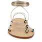 Amanu - Women's Serengeti Strappy Ankle Tie Sandal