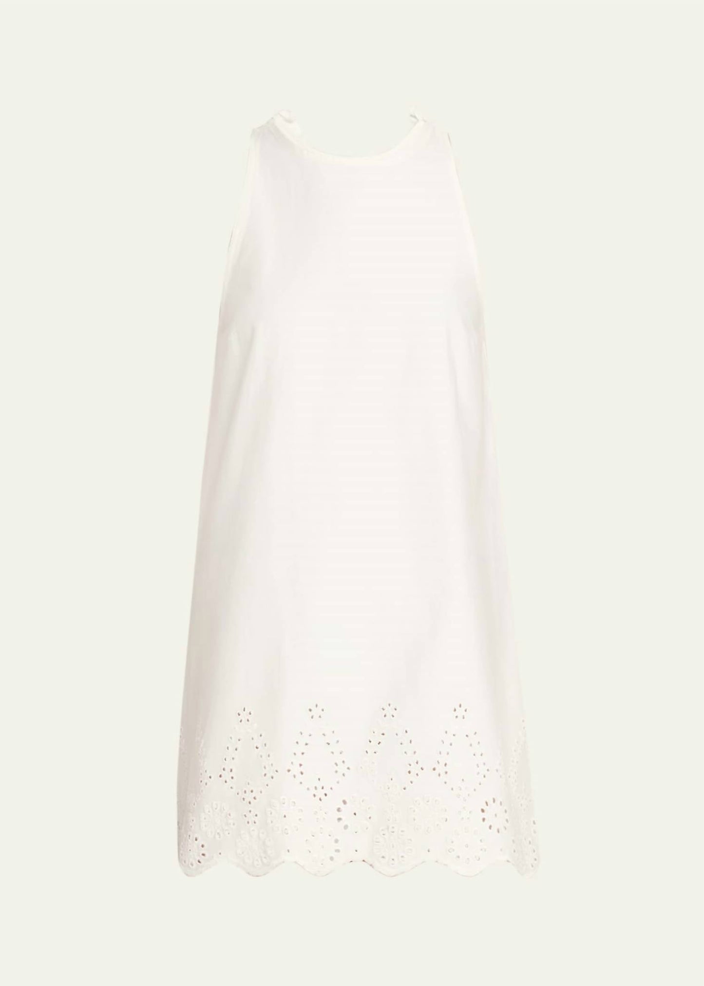Kika Vargas - Fran Eyelet Cotton Mini Dress