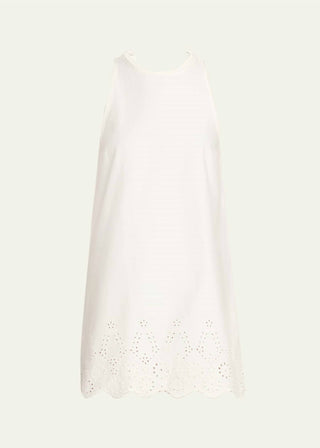 Kika Vargas - Fran Eyelet Cotton Mini Dress