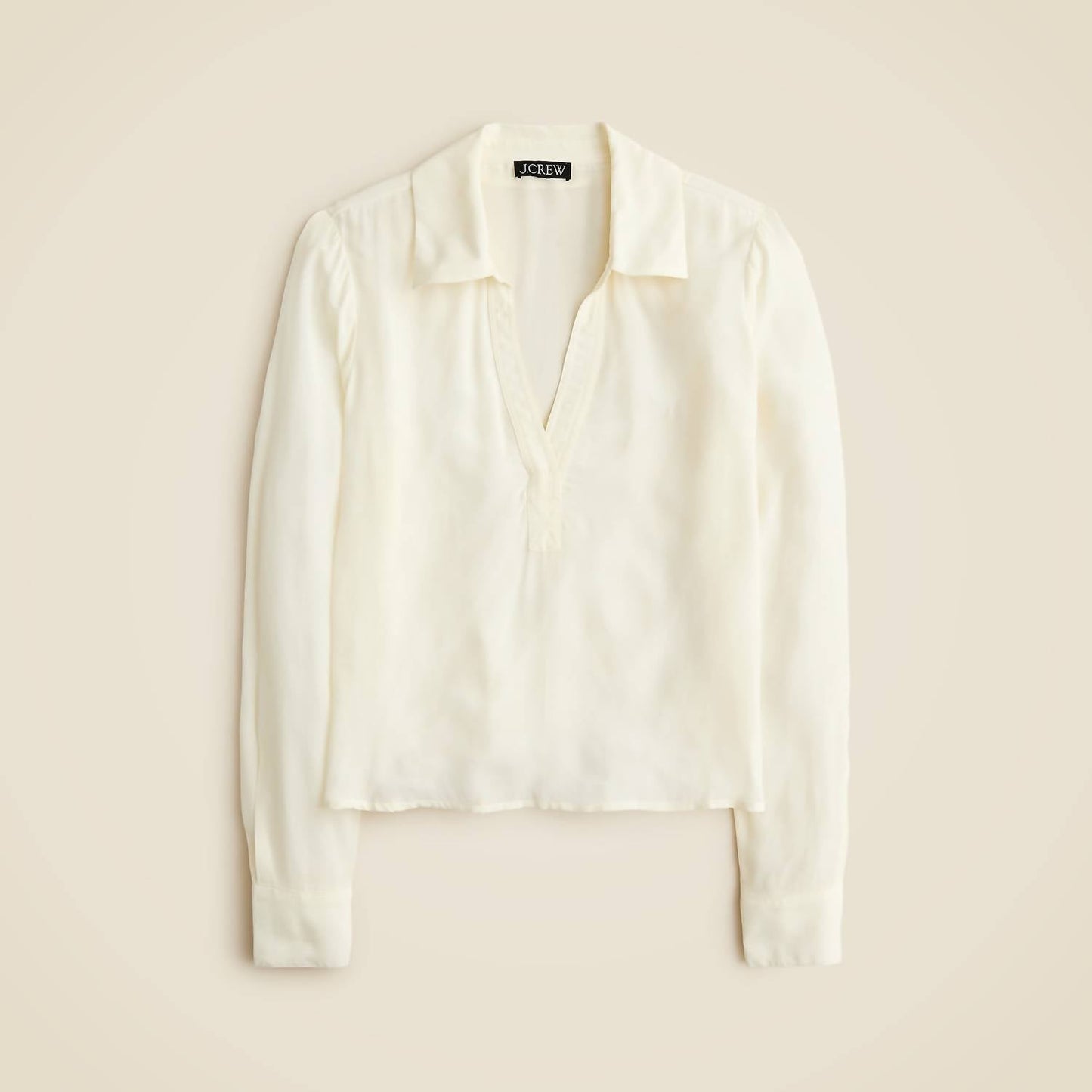 J.Crew - Bungalow Popover Shirt In Crepe De Chine