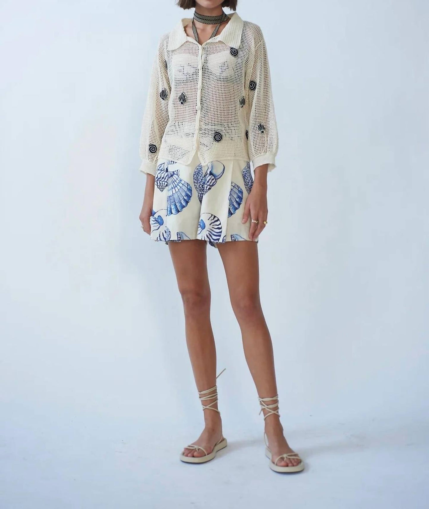 Carolina K - Delmar Crochet Bomber Jacket