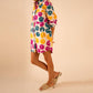Care Tucker - Preslie Poplin Shirt Dress - All Over Smiley