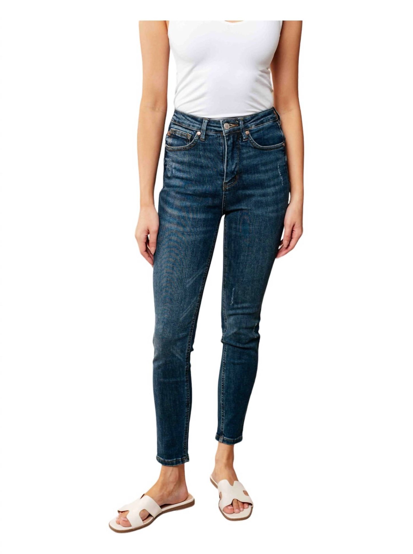 Judy Blue - Cora High Rise Control Top Skinny Jeans
