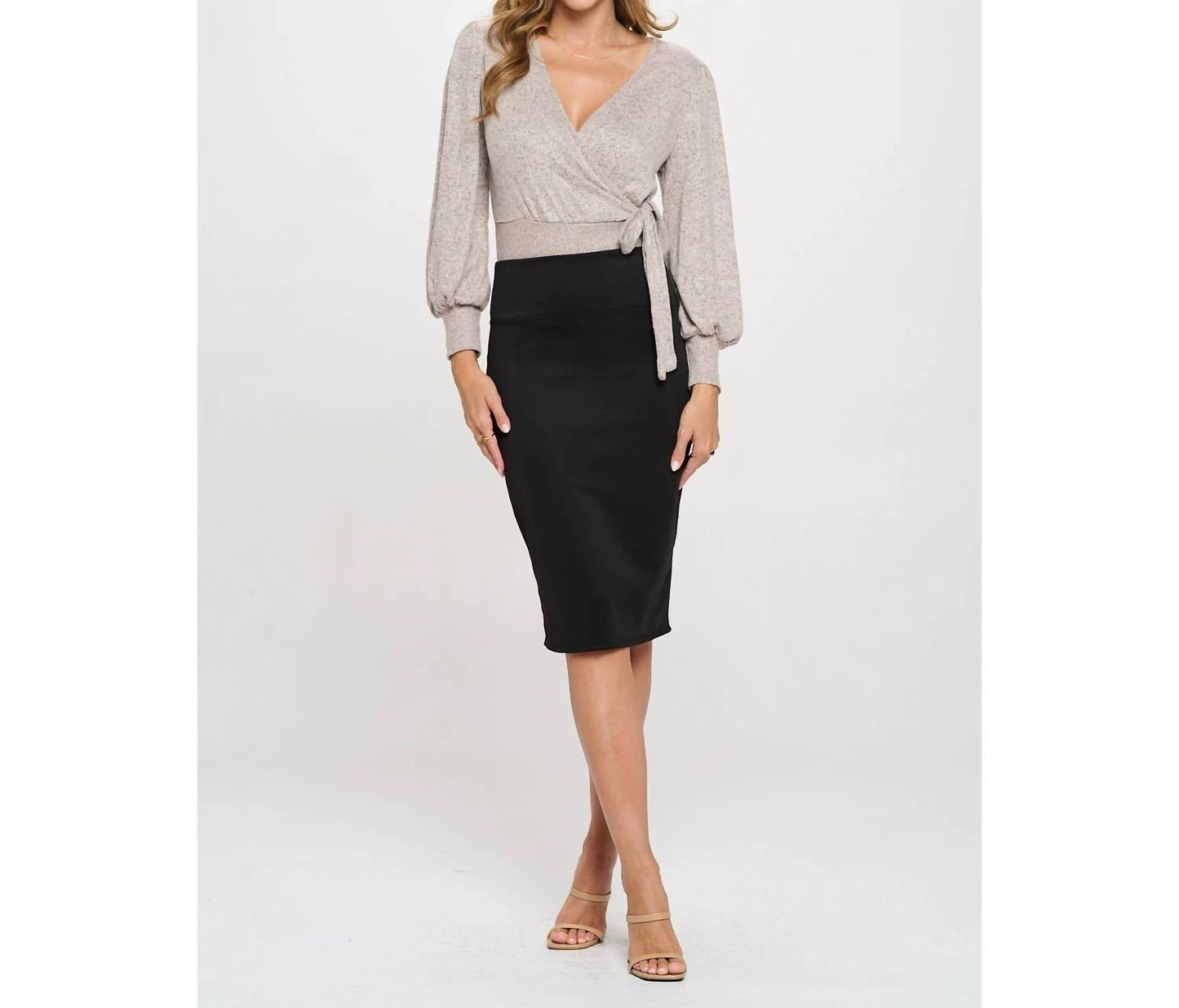 Perseption Concept - Side Tie Wrap Top