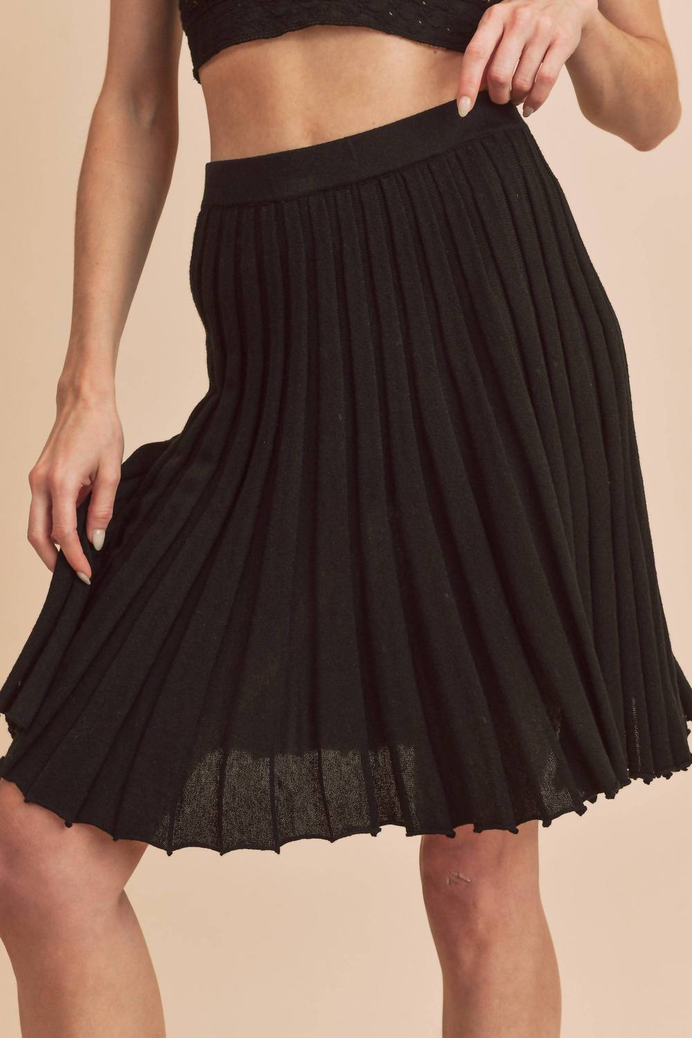 Aemi + Co - Kapri Knit Skirt with Attached Shorts