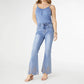 Coco + Carmen - Ever Stretch Flare with Hand Bead Embroidered Scalloped Bottom