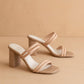 Oasis Society - Women's Angela Strappy Gator Block Heel Sandal
