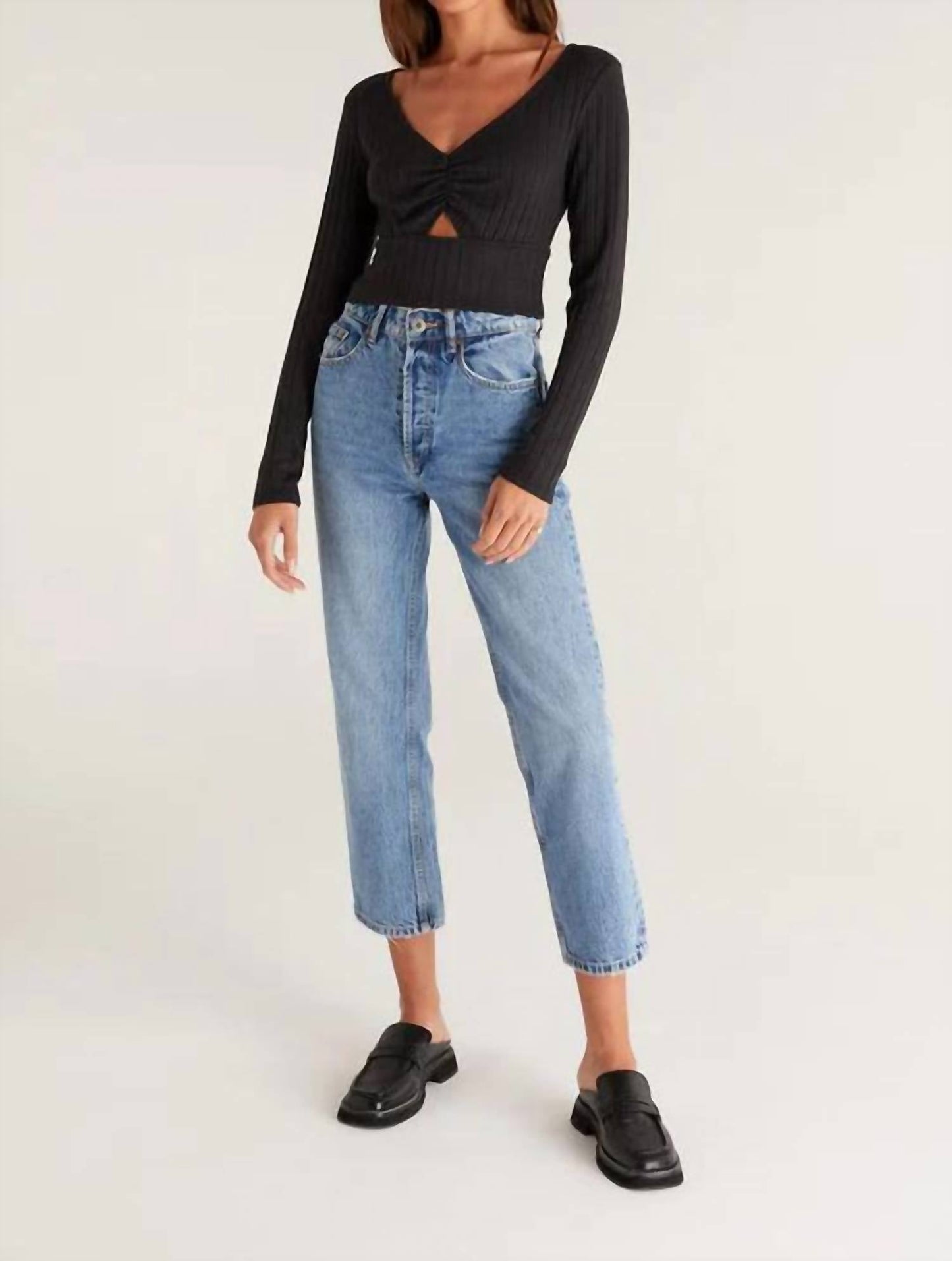 Z Supply - Bella Rib Long Sleeve Top