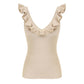 Zimmermann - Everly Frill V-neck Top