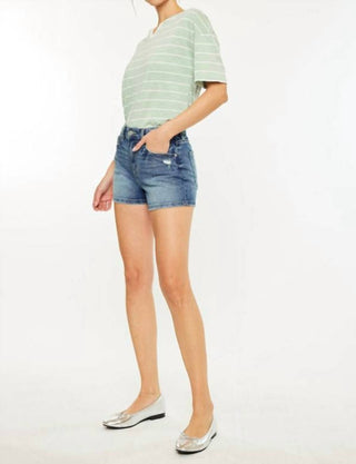 Kancan - High Rise Mom Shorts