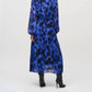 Joseph Ribkoff - Chiffon Abstract Print Midi Dress