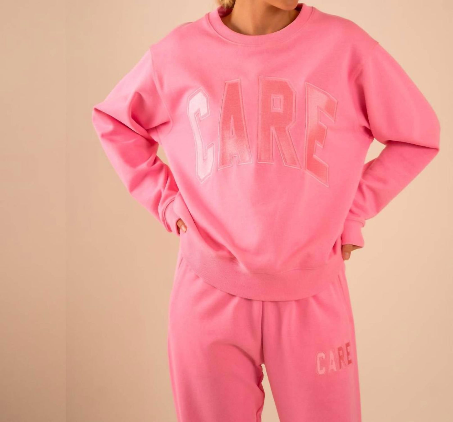 Care Tucker - 90’s Baggy Care Crewneck Sweatshirt